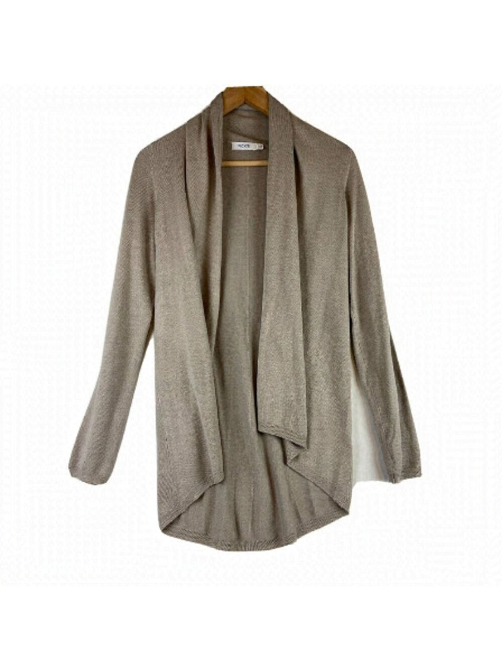 Ricki's Women's Beige Knit Open Cardigan Size S/P